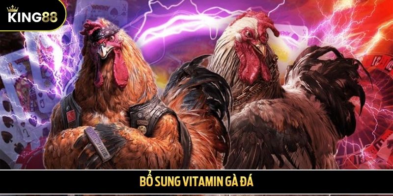 Bổ sung vitamin gà đá