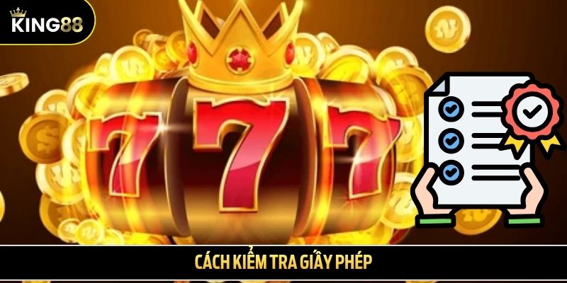 Cách kiểm tra giấy phép
