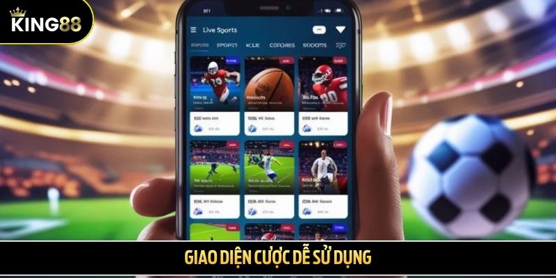 Giao diện cược dễ sử dụng